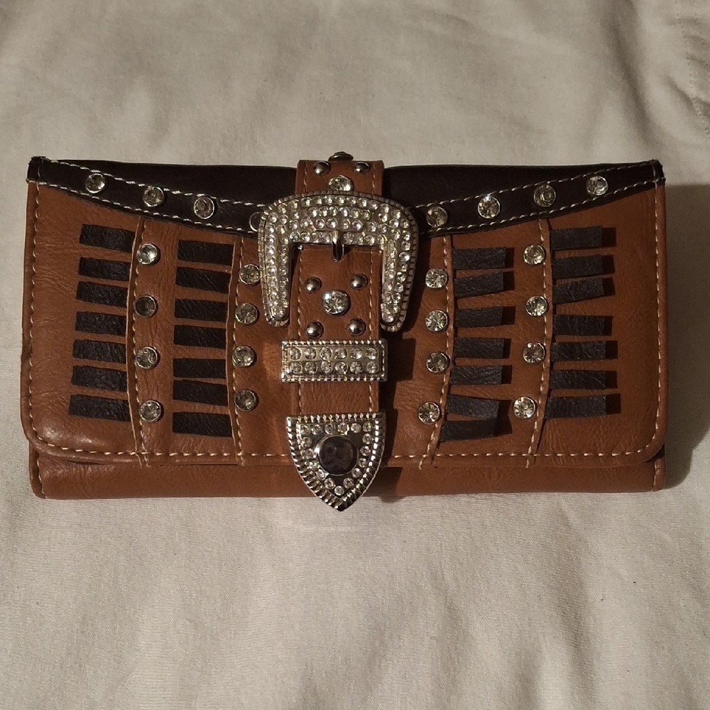 Western Women Wallet  Brown